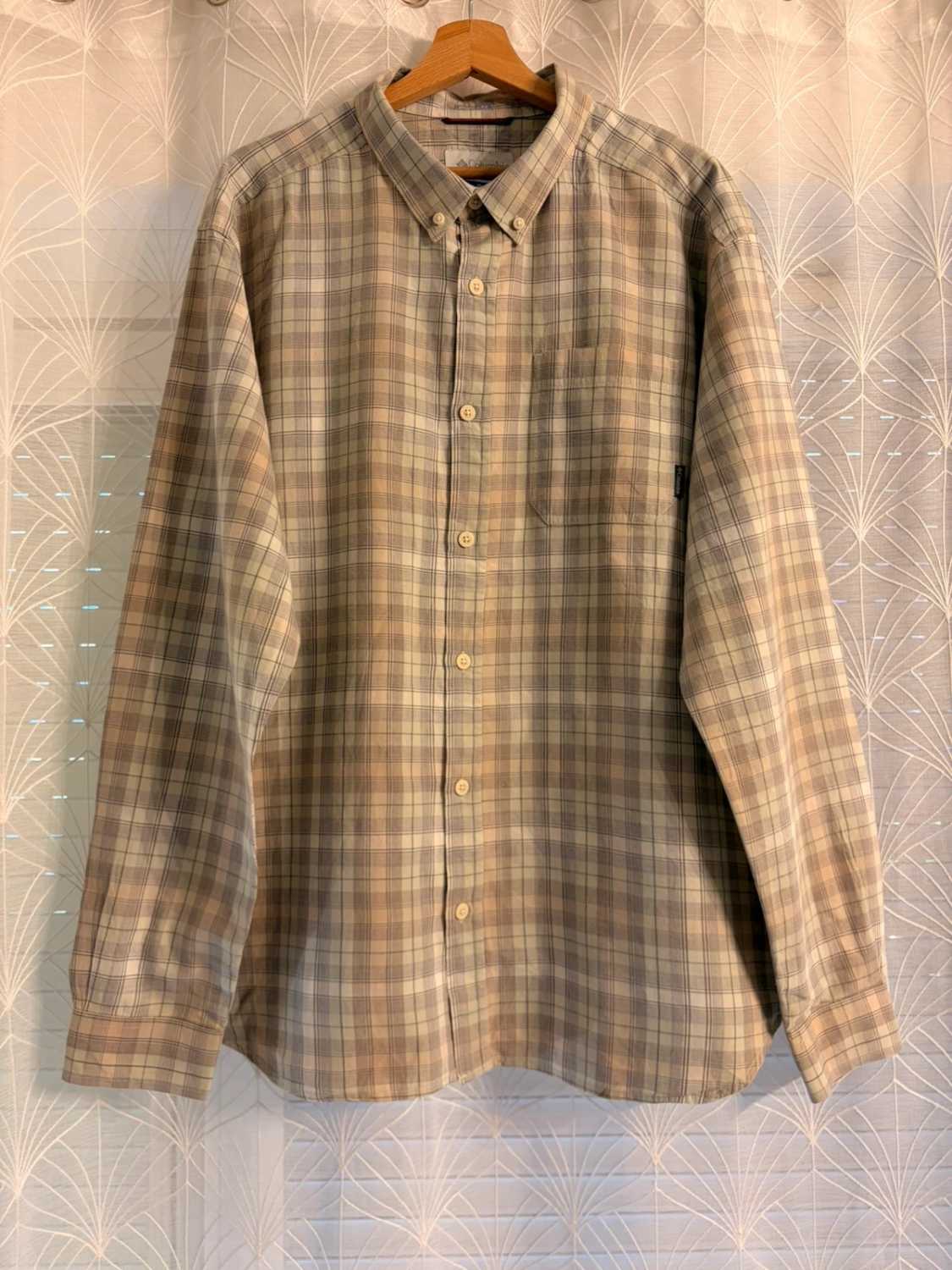 Columbia XL Regular Fit | Natuurlijke Geruit | Grijs, Groen, Beige | Comfortabel Katoen