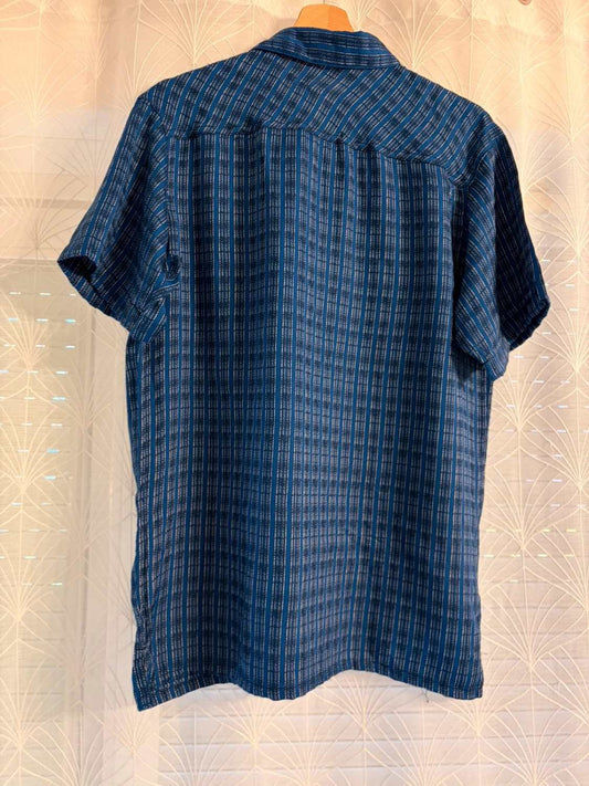 Columbia Short Sleeve Shirt S/P | Modern Stripes | Blue, Black, White