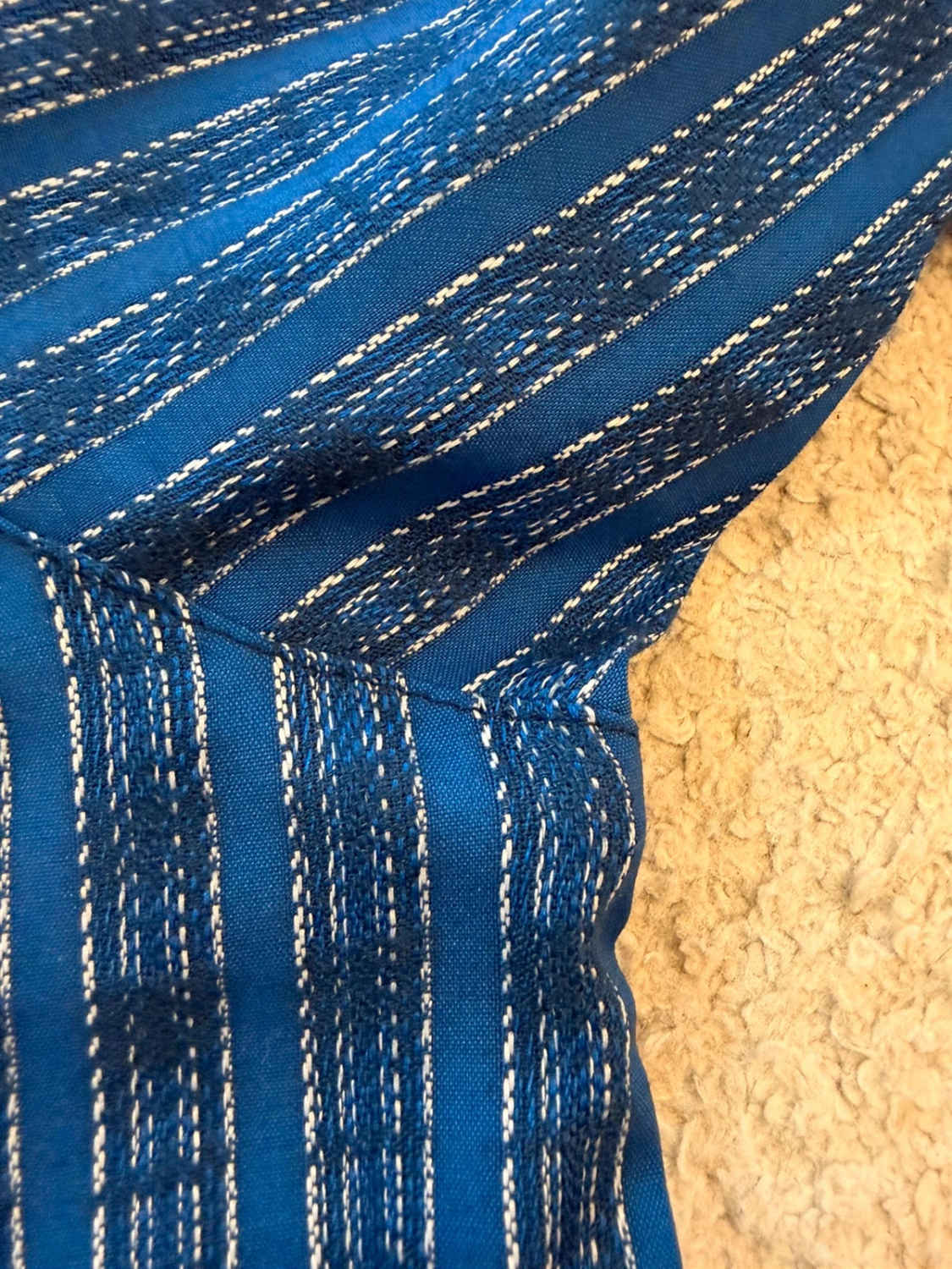 Chemise Columbia S/P Manches Courtes | Rayures Modernes | Bleu, Noir, Blanc