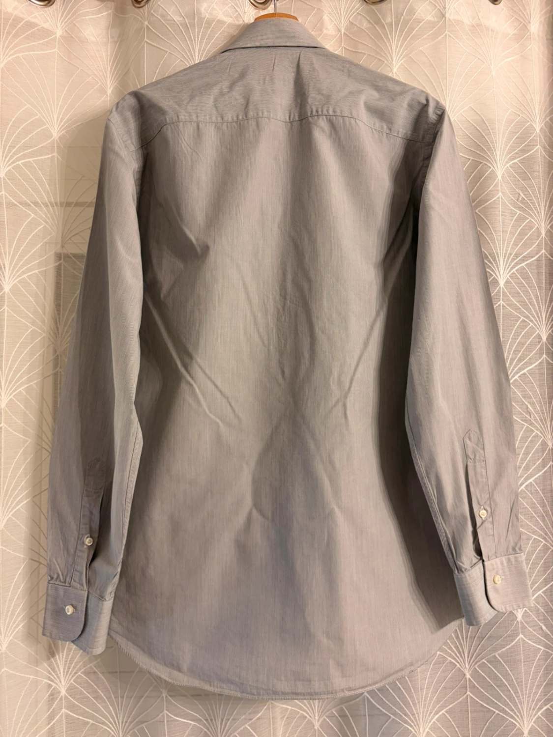 Chemise Burberry Homme 39/15.5 (M) | Rayures Iconiques | Coton de Luxe | Élégance