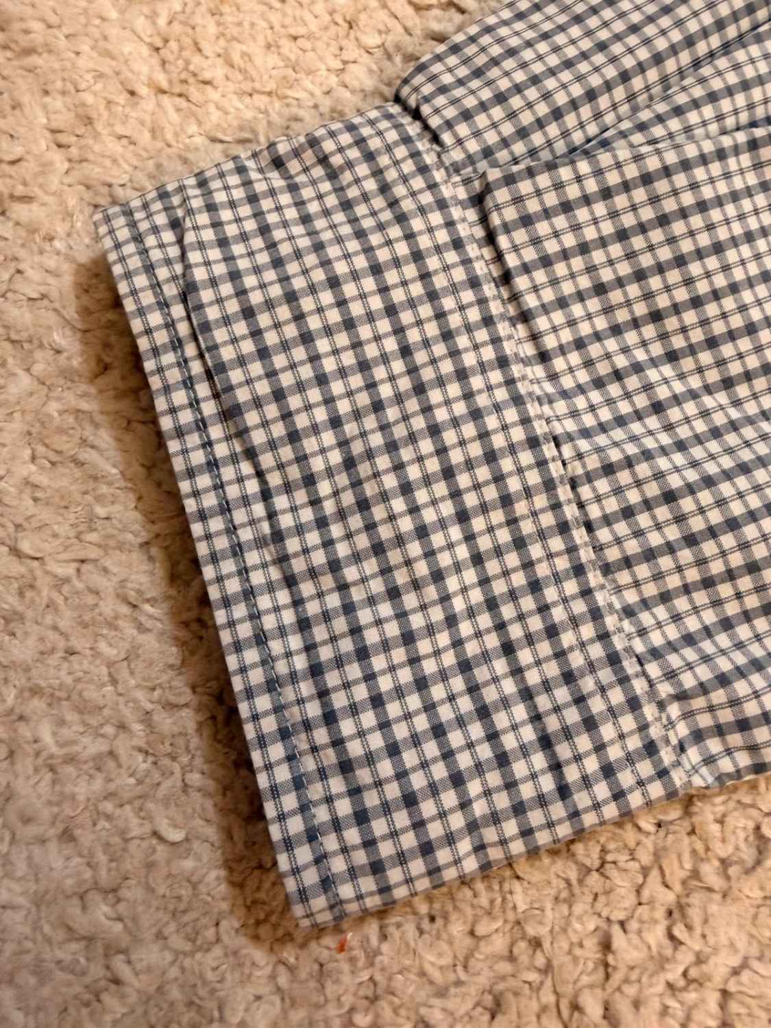 Camicia Timberland Uomo XL| Quadri Grigio & Bianco | Cotone Premium | Stile Casual