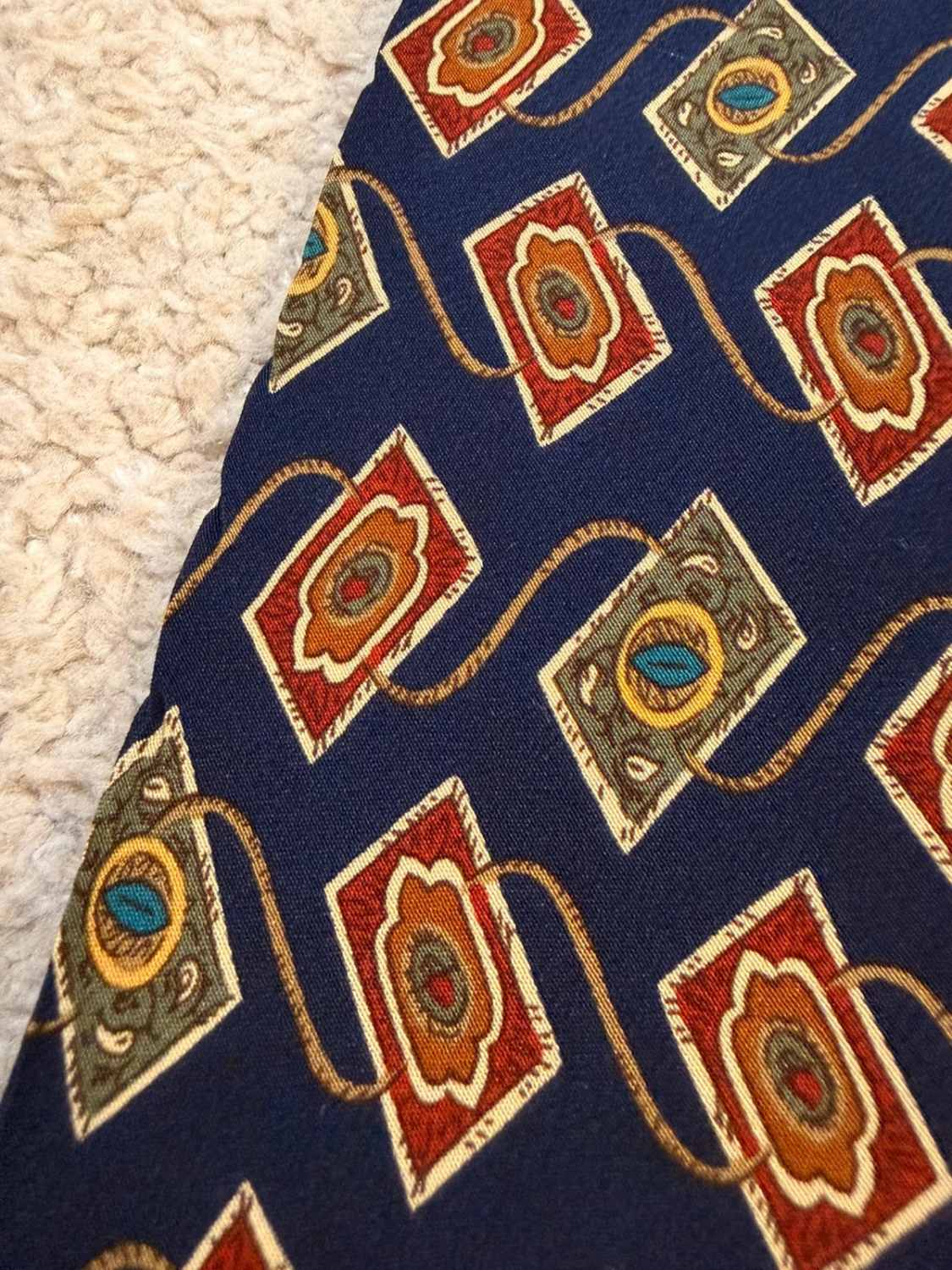 👔 Cravate Chaps Ralph Lauren - Soie - Marine