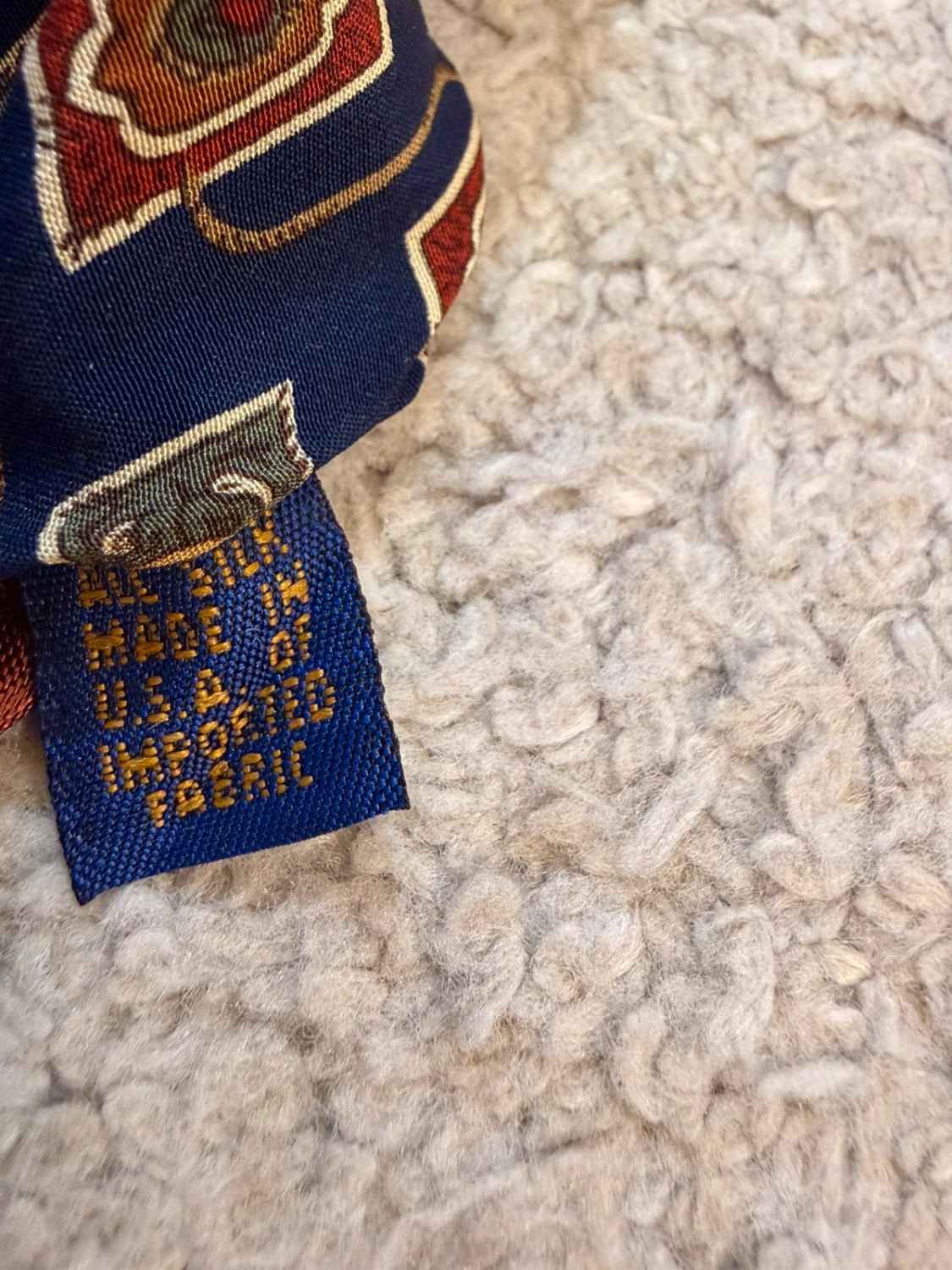 👔 Cravate Chaps Ralph Lauren - Soie - Marine