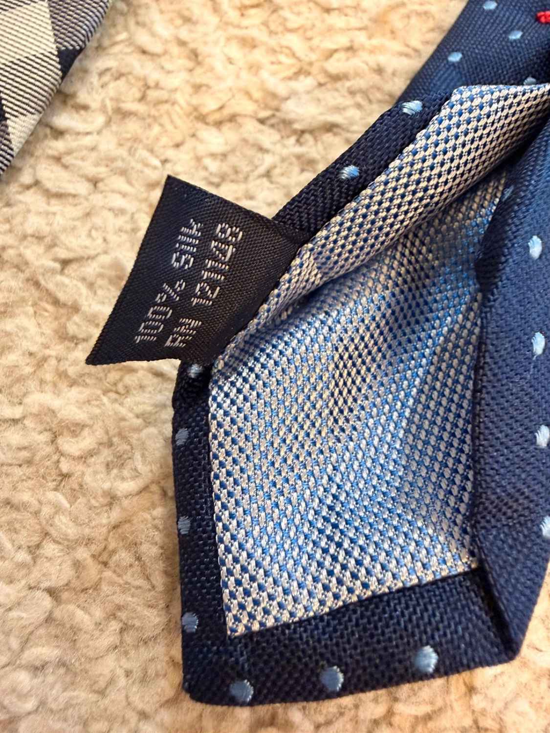 👔 Cravate Tommy Hilfiger - Soie - Carreaux