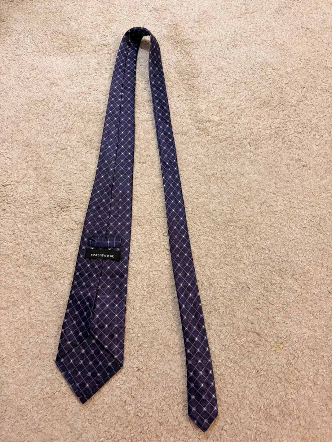 👔 Cravate Jones New York - Soie - Violet