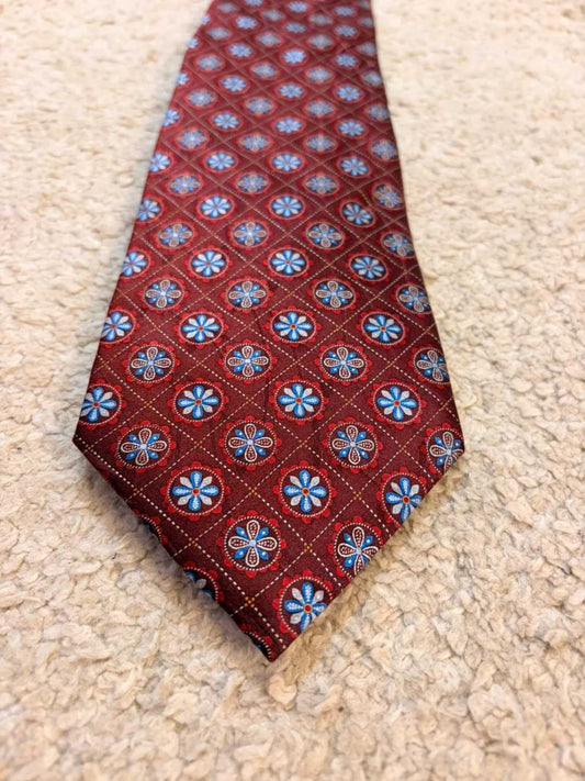 👔 Cravate Tasso Elba - Soie - Bordeaux