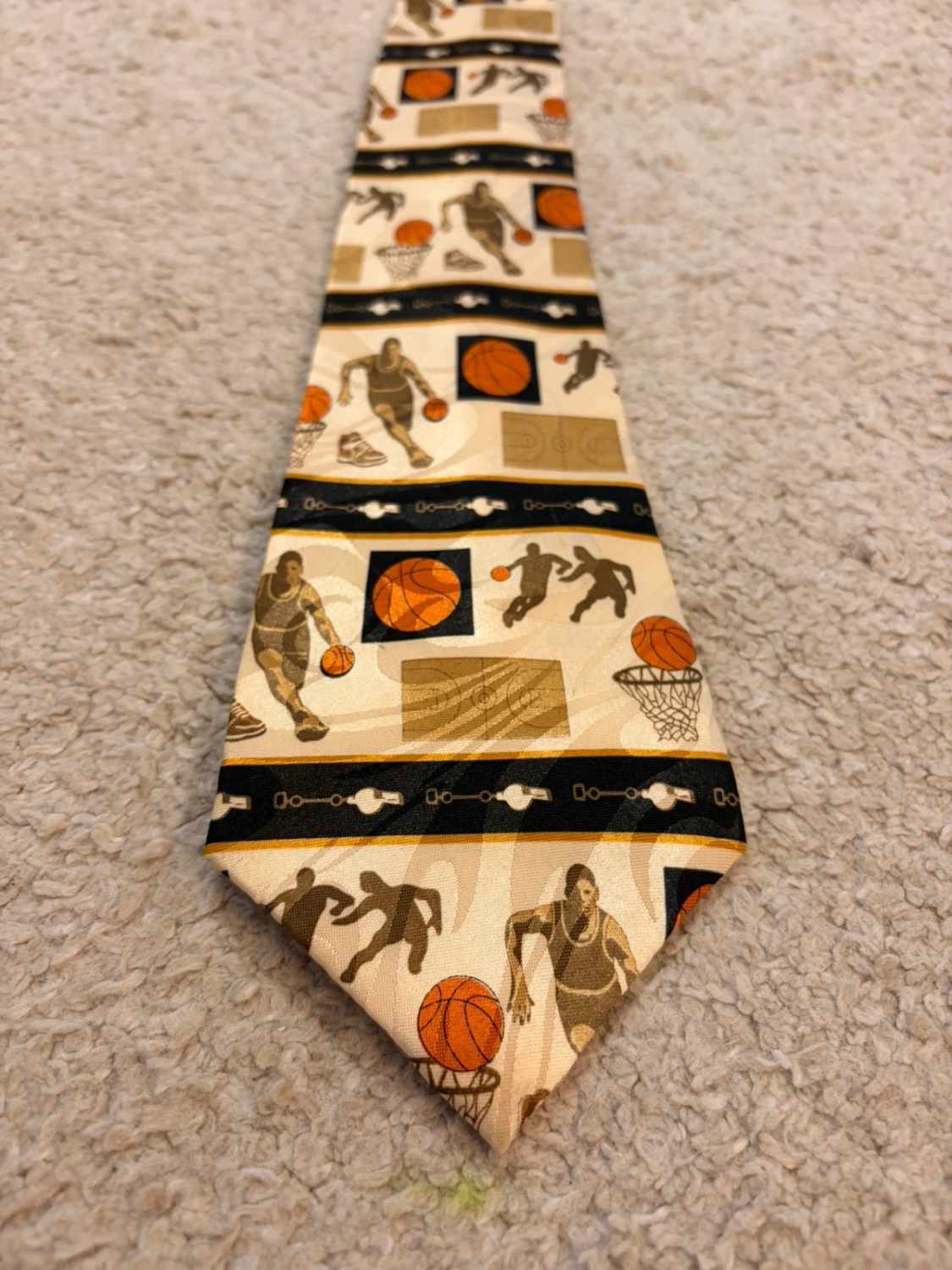 👔 Cravate Steven Harris "Hand Made" - Motif Basket