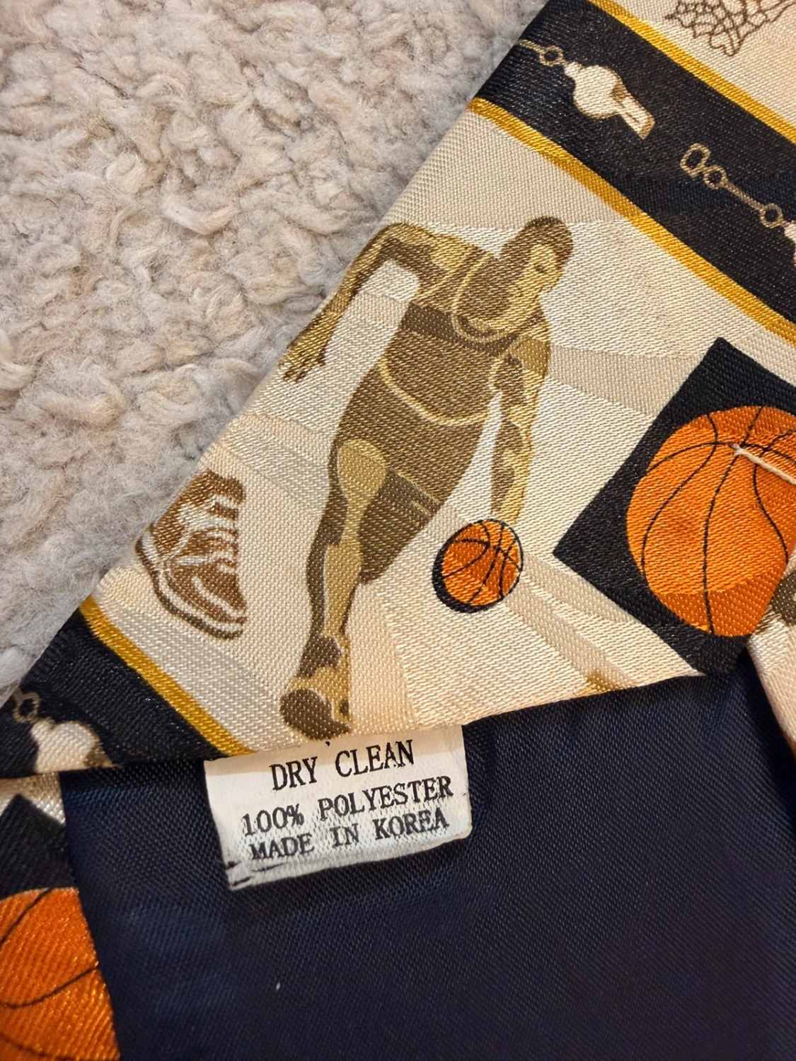 👔 Cravate Steven Harris "Hand Made" - Motif Basket