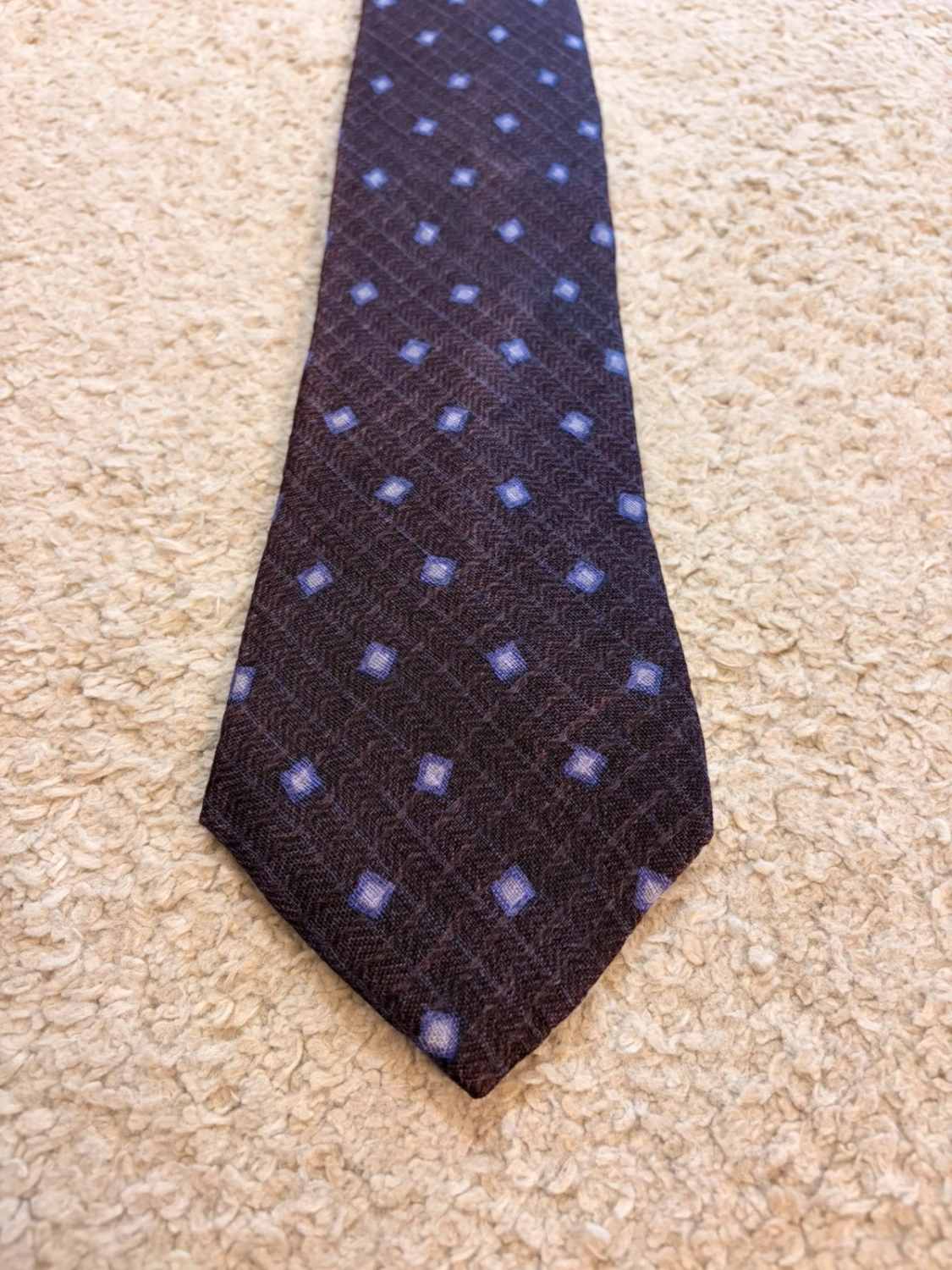 👔 Cravate Garrison "Hand Crafted" - Soie - Violet & Bleu