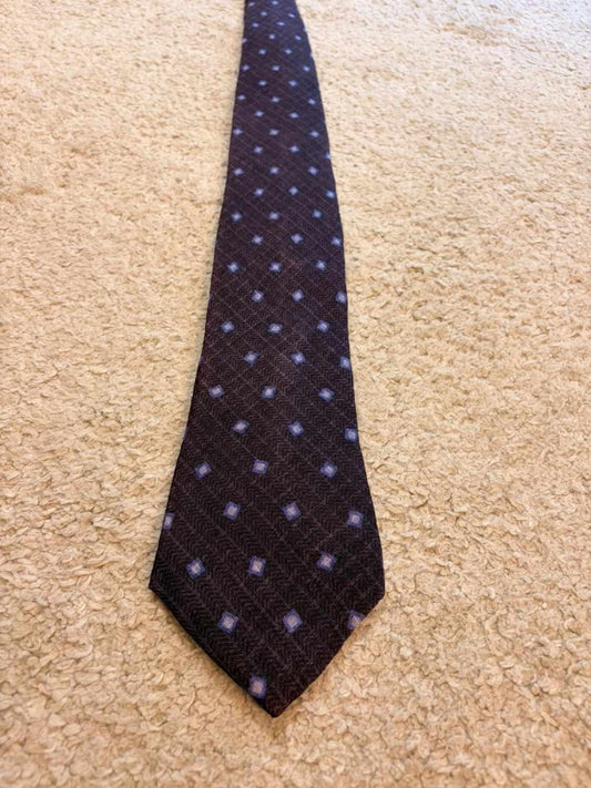 👔 Cravate Garrison "Hand Crafted" - Soie - Violet & Bleu