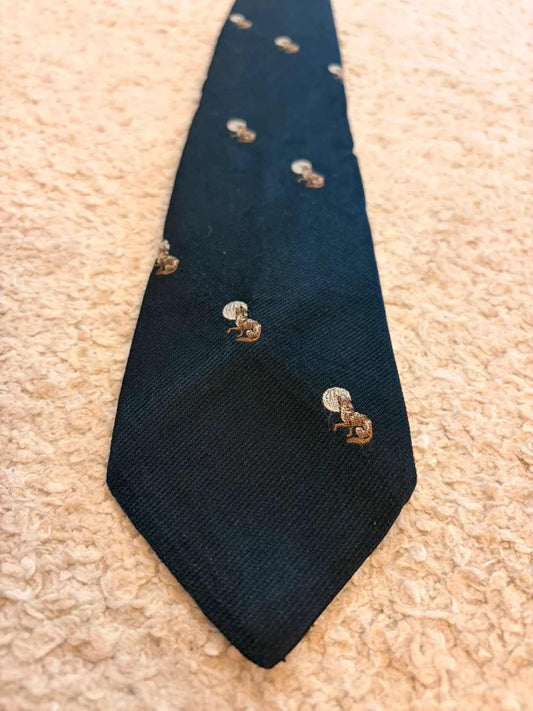 👔 Cravate Richman Brother - Soie - Marine & Blanc