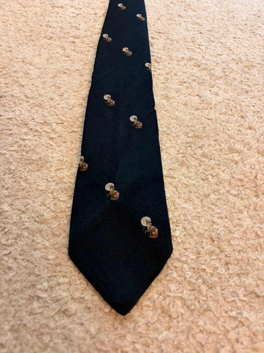 👔 Cravate Richman Brother - Soie - Marine & Blanc
