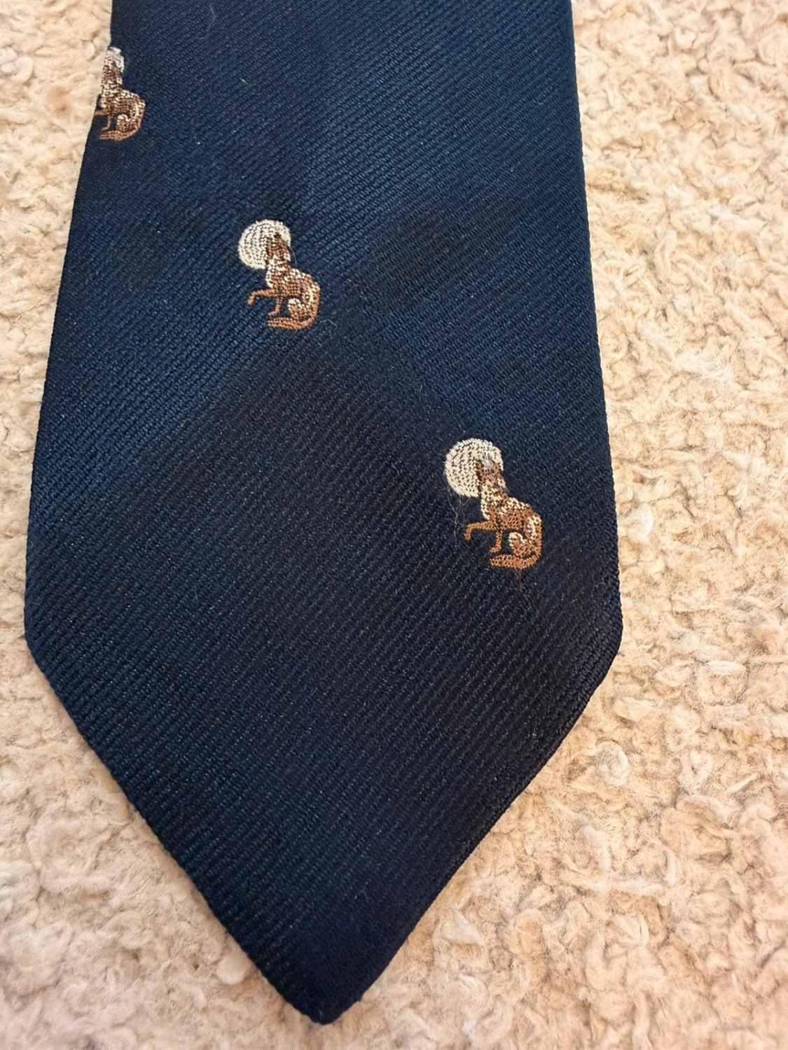 👔 Cravate Richman Brother - Soie - Marine & Blanc