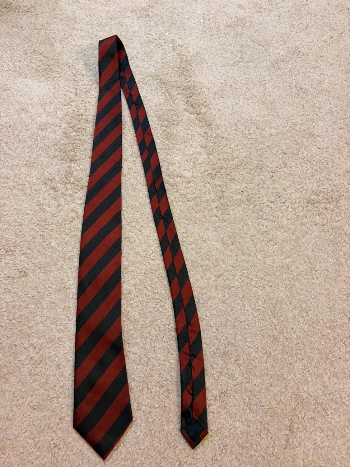 👔 Cravate Zara Man - Soie & Polyester - Rayures