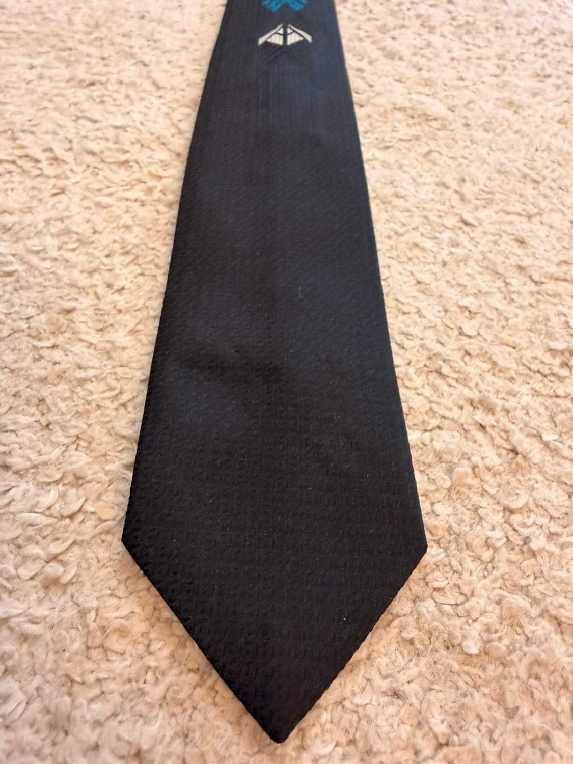 👔 Cravate 333 New York - Polysilk - Noir, Bordeaux & Bleu