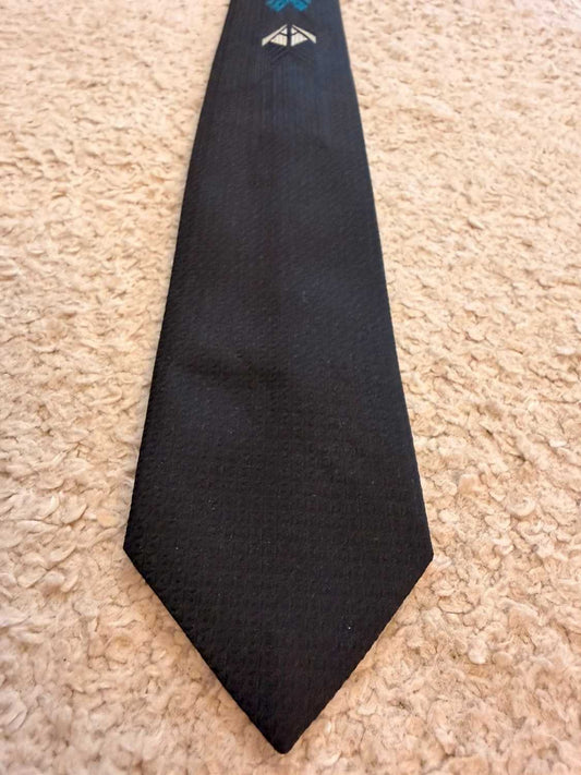 👔 Cravate 333 New York - Polysilk - Noir, Bordeaux & Bleu