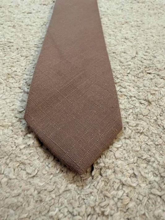 👔 Cravate Sears - Coton - Marron