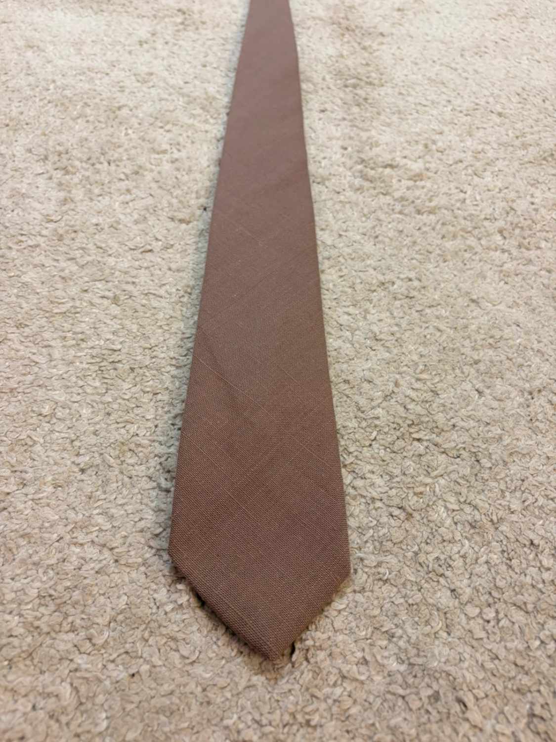 👔 Cravate Sears - Coton - Marron