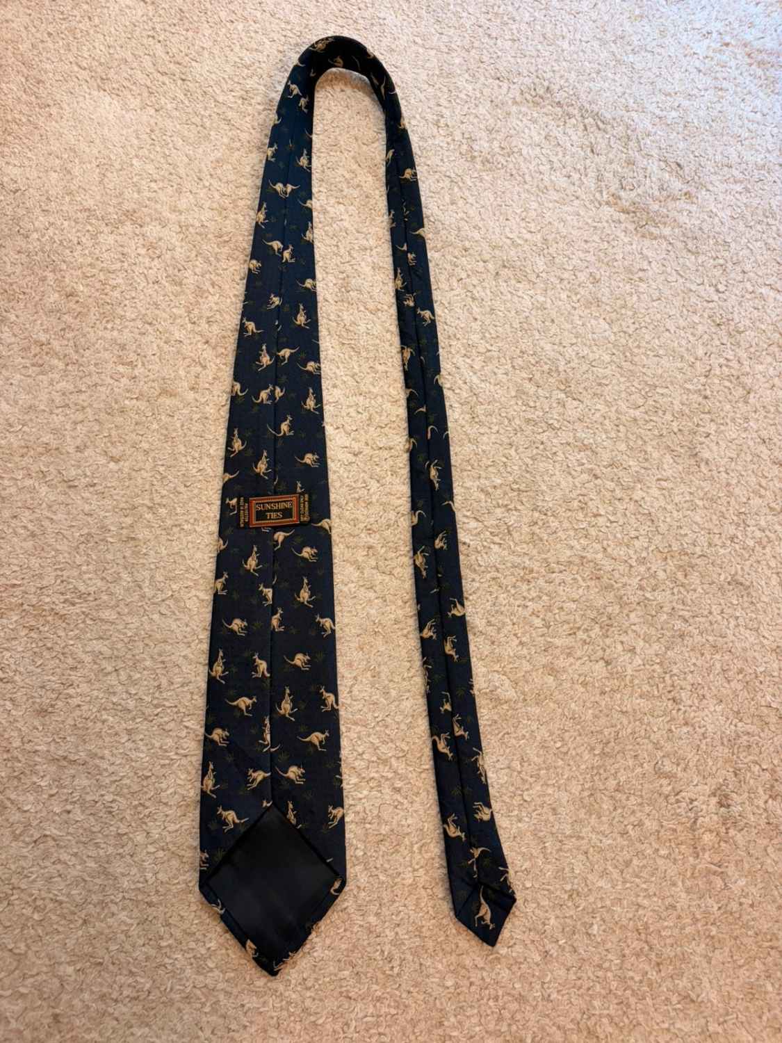 👔 Cravate Sunshine Ties - Motif Kangourou