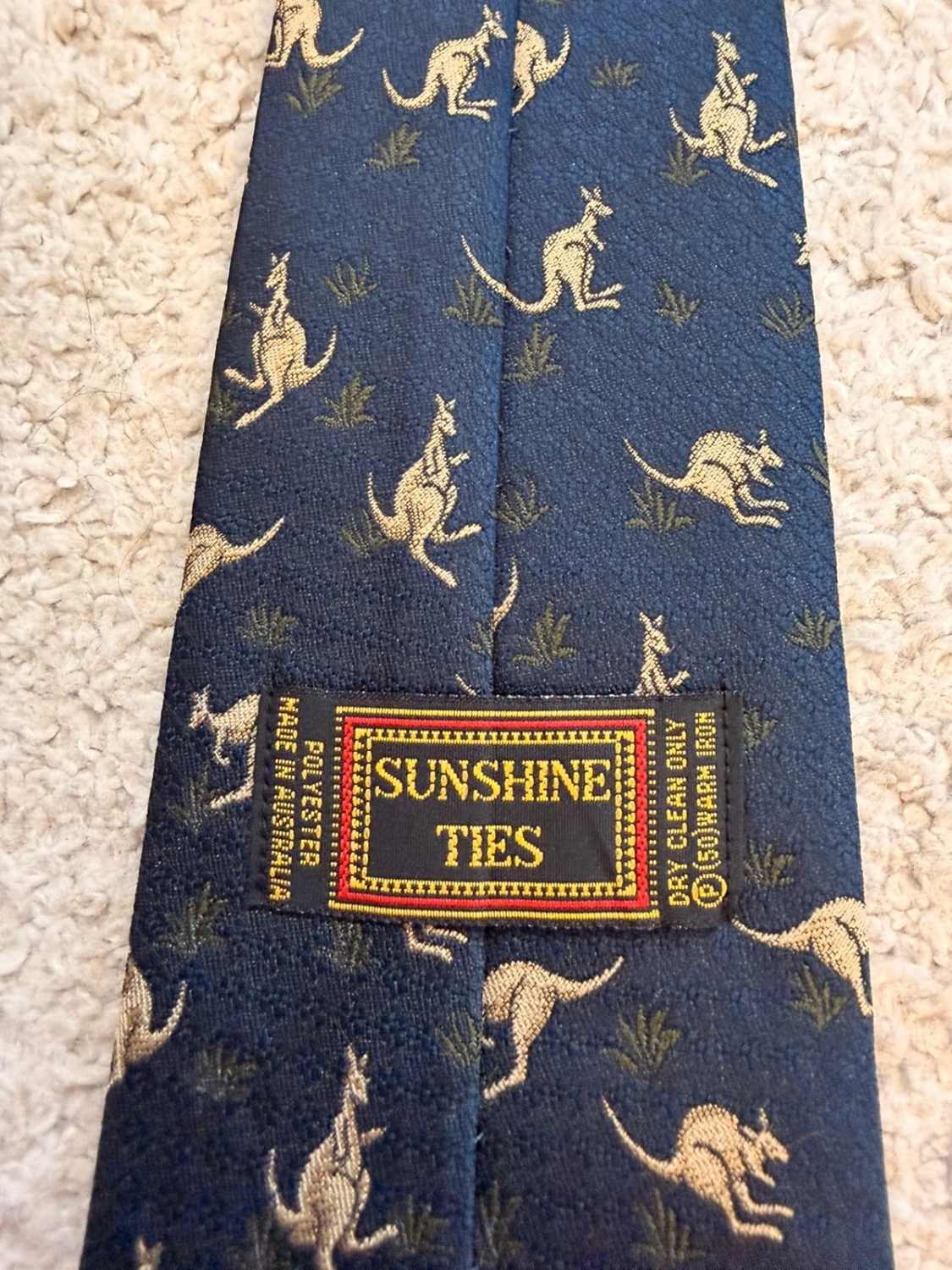 👔 Cravate Sunshine Ties - Motif Kangourou