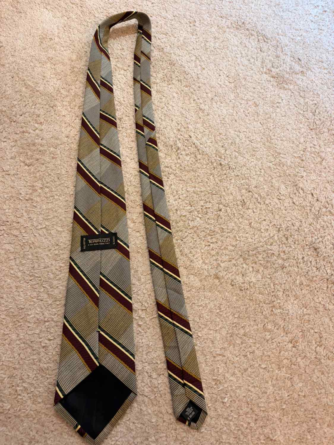 👔 Cravate Rayée Terruzzi - Multicolore