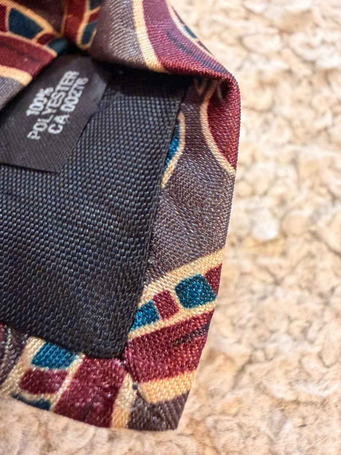 👔 Cravate Grenadier - Multicolore (Gris, Bordeaux, Vert, Beige)
