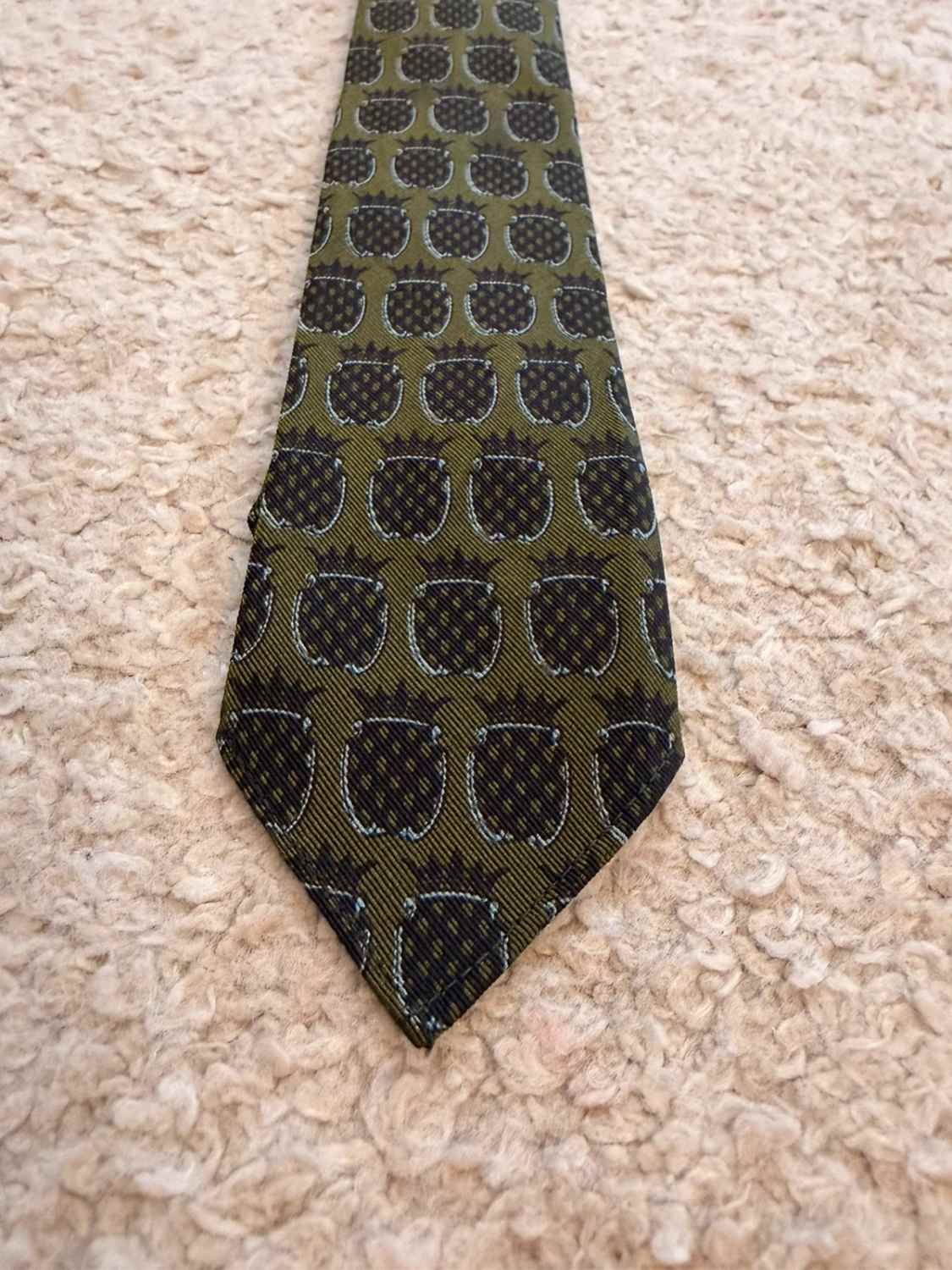 👔 Cravate Young’s - Mélange Soie & Laine - Kaki