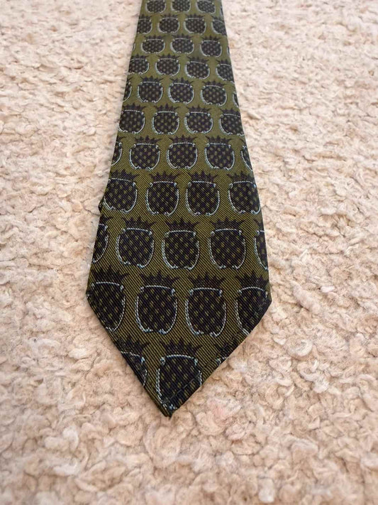 👔 Cravate Young’s - Mélange Soie & Laine - Kaki