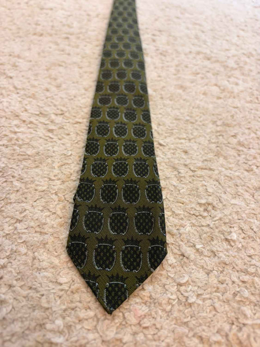 👔 Cravate Young’s - Mélange Soie & Laine - Kaki