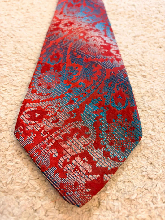 👔 Cravate Wemlon Wembley - Bordeaux, Bleu & Blanc