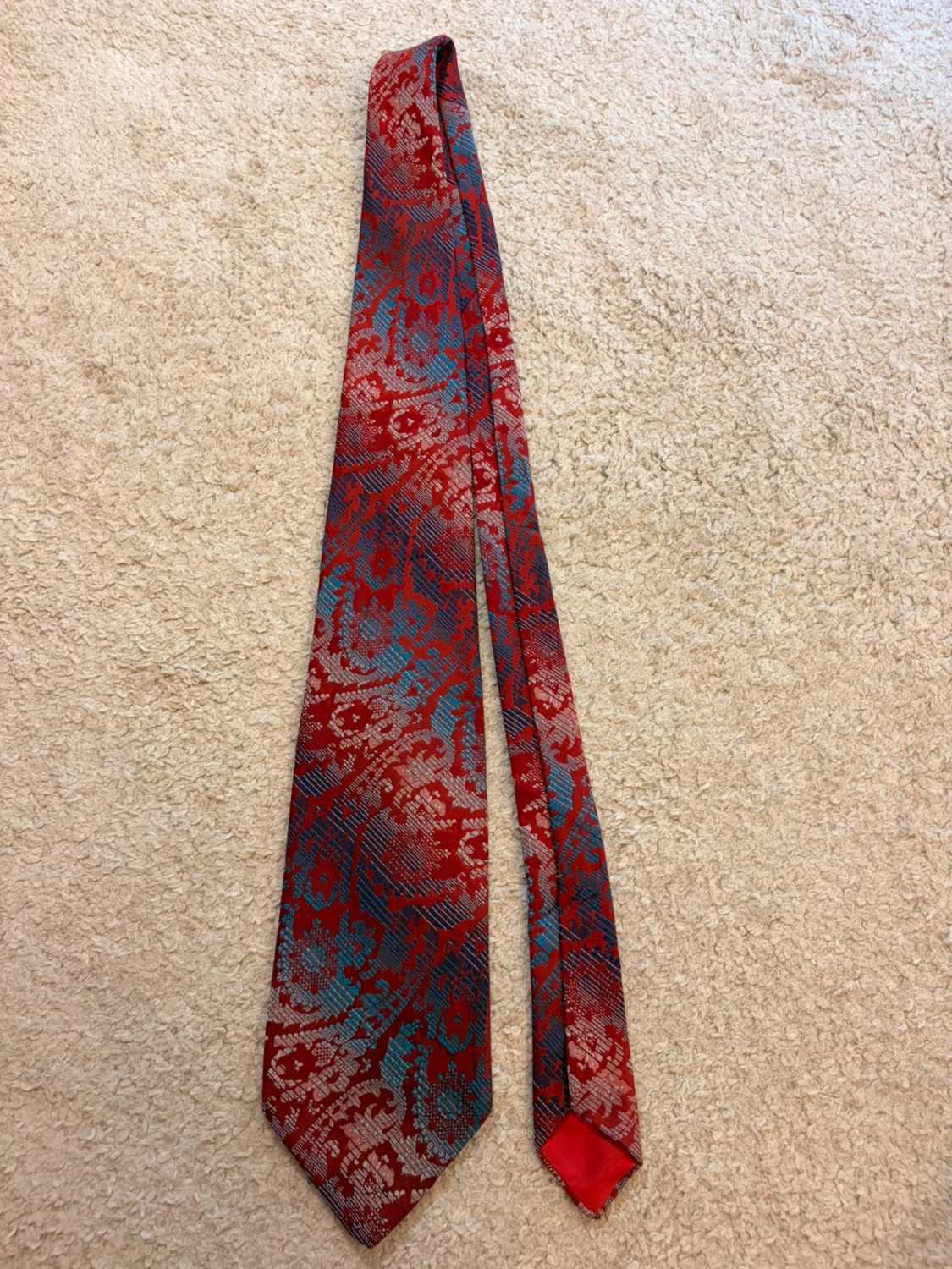 👔 Cravate Wemlon Wembley - Bordeaux, Bleu & Blanc