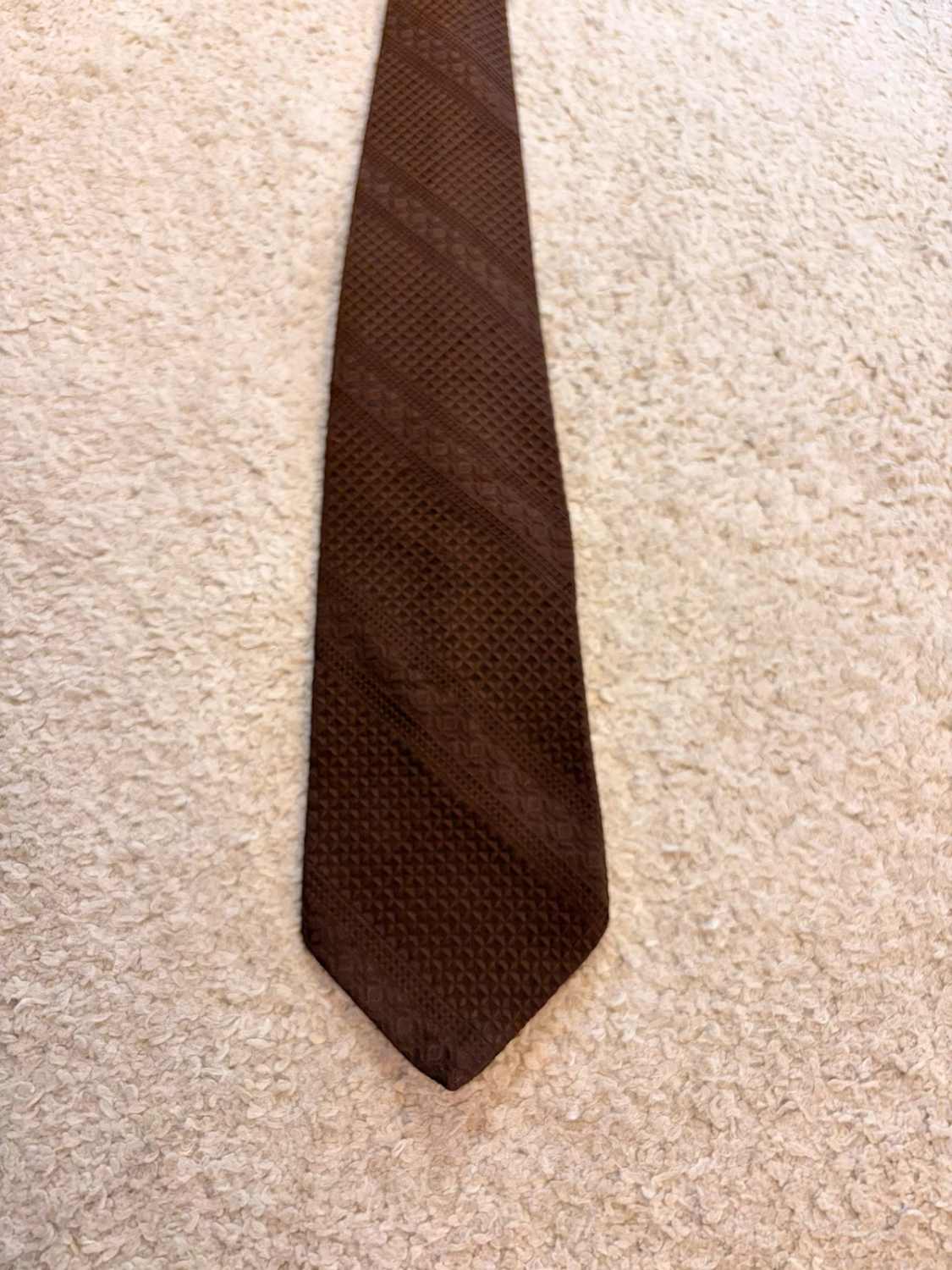 👔 Cravate Wemlon by Wembley - Marron Classique