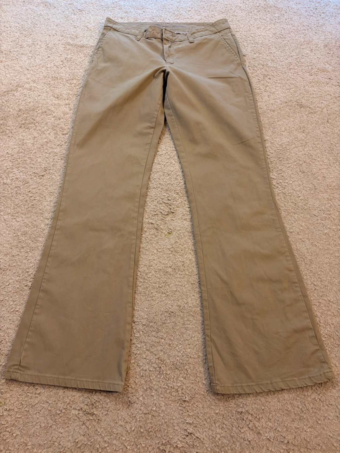 Pantalon Dickies W28 Slim Fit Beige - Femme