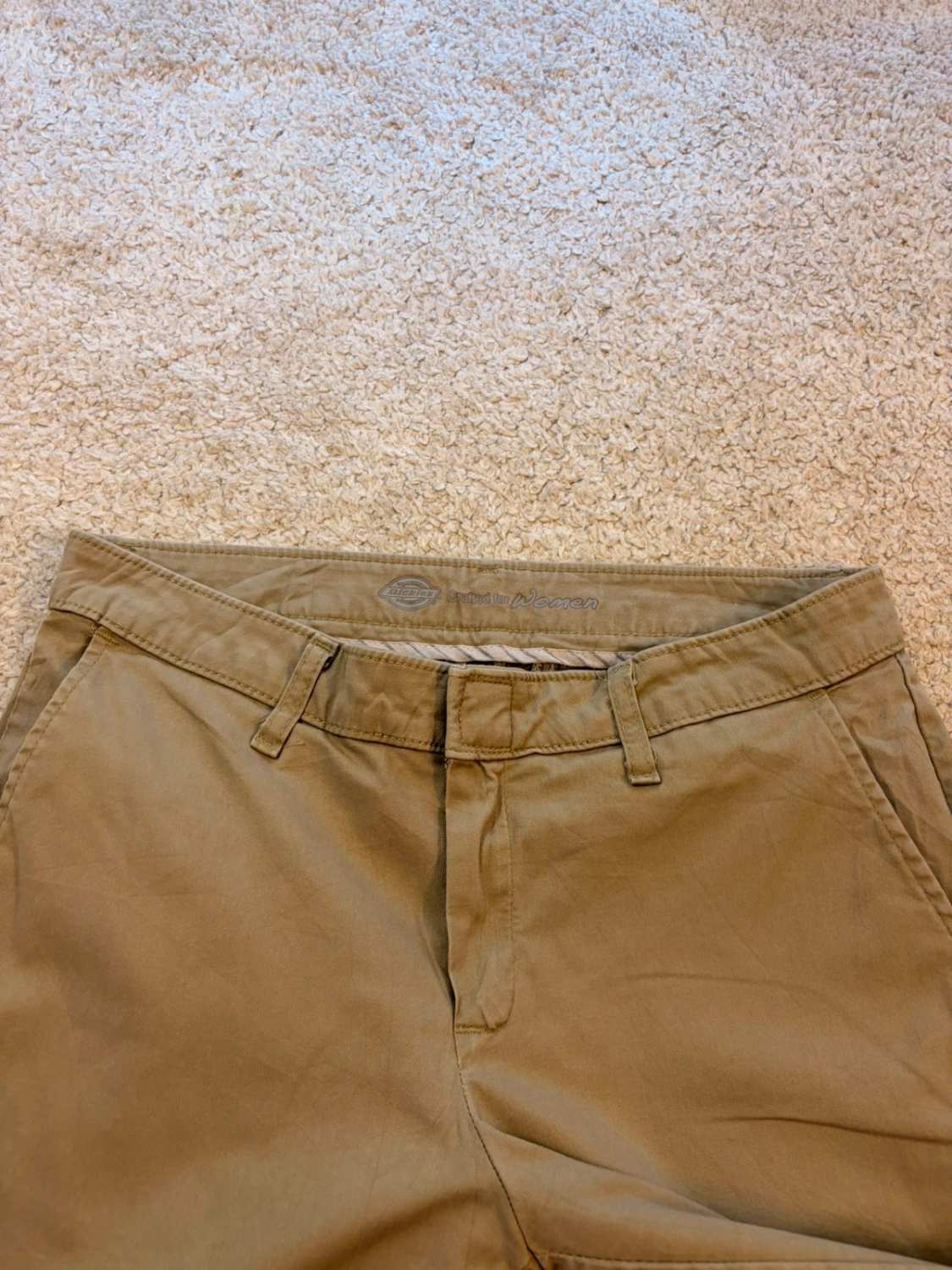 Pantalon Dickies W28 Slim Fit Beige - Femme
