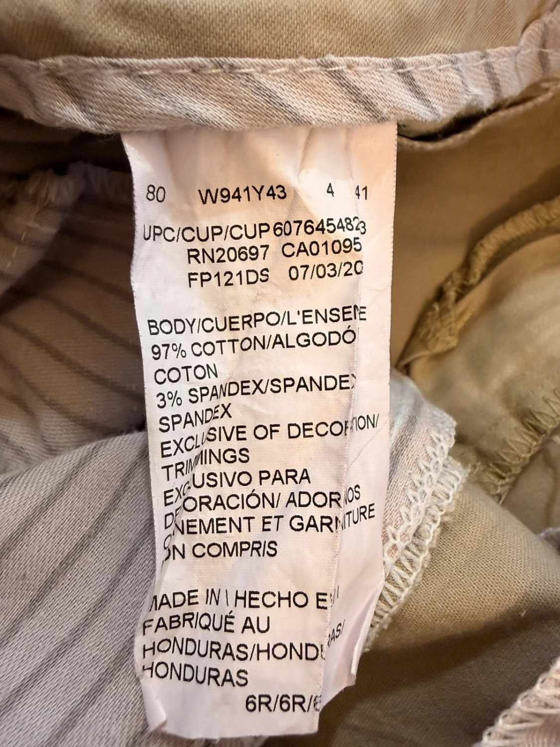 Pantalon Dickies W28 Slim Fit Beige - Femme
