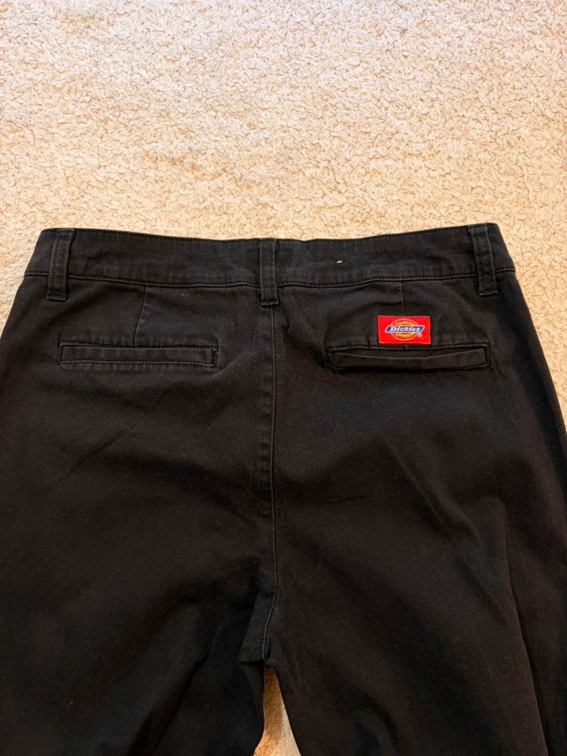 Pantalon Dickies W28 Femme Noir - Élasthanne