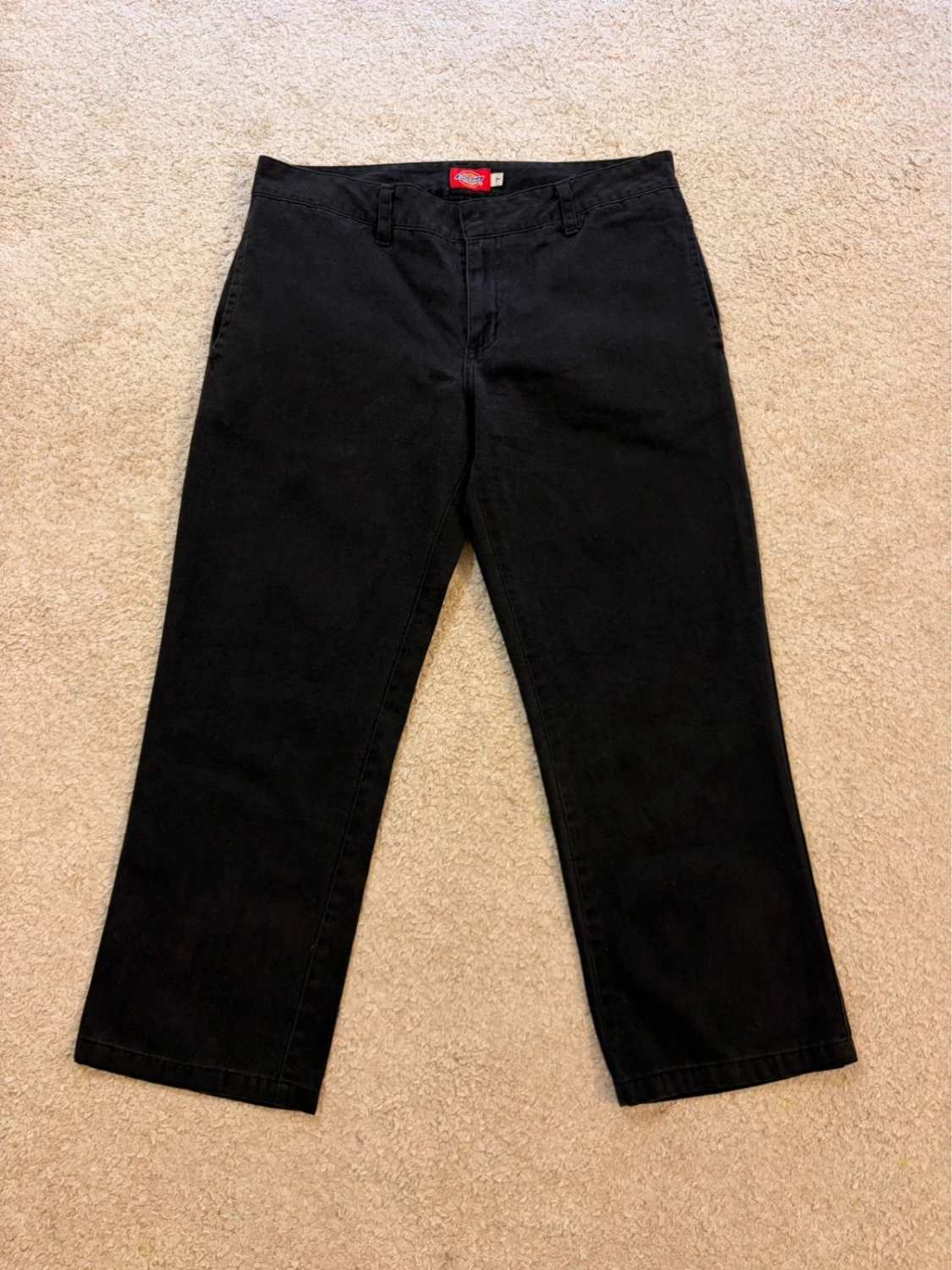 Pantalon Court Dickies W28 Gris Foncé - Femme