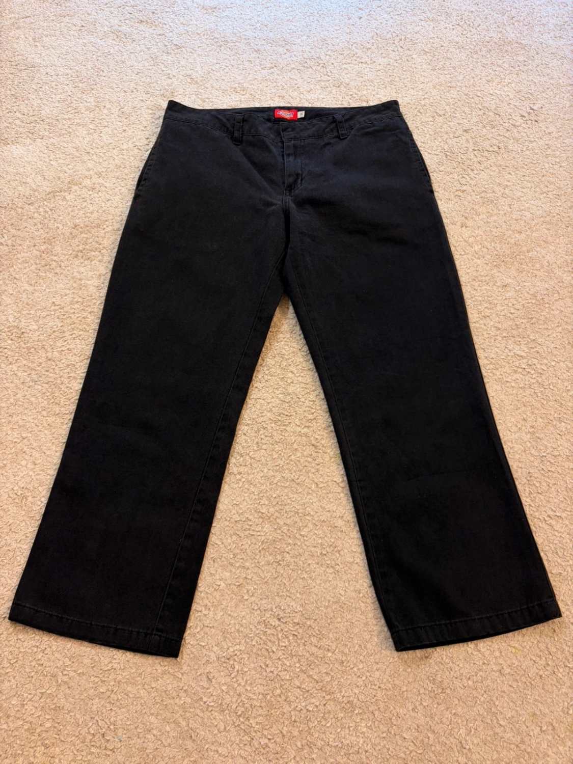 Pantalon Court Dickies W28 Gris Foncé - Femme