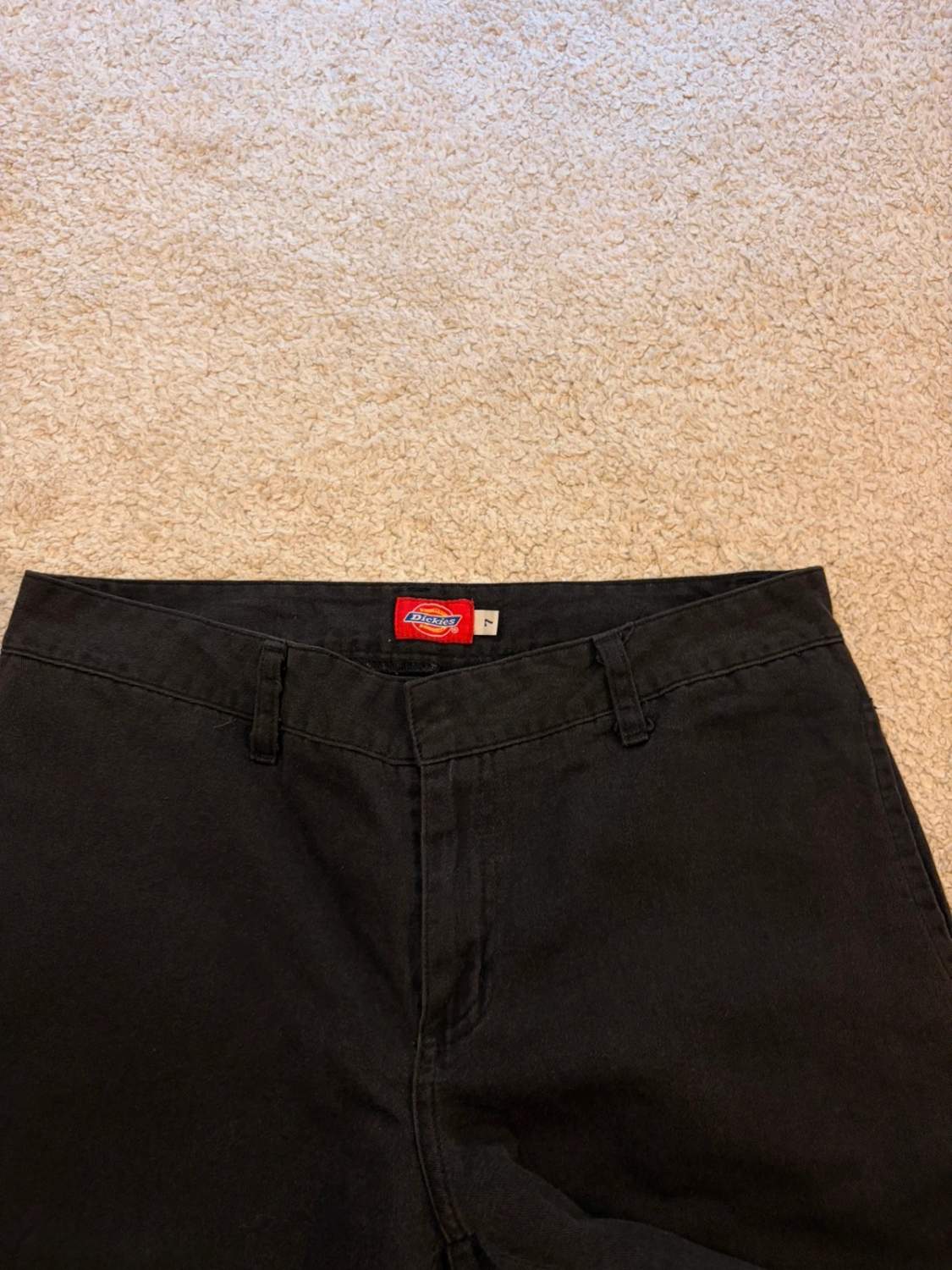 Pantalon Court Dickies W28 Gris Foncé - Femme