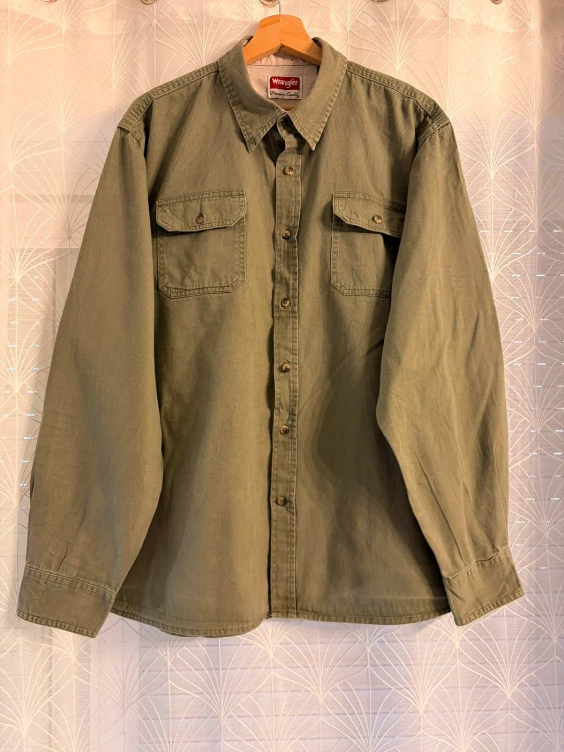 Chemise Wrangler XL en Jean - Kaki - Homme