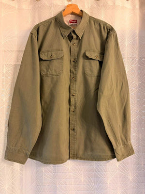 Chemise Wrangler XL en Jean - Kaki - Homme