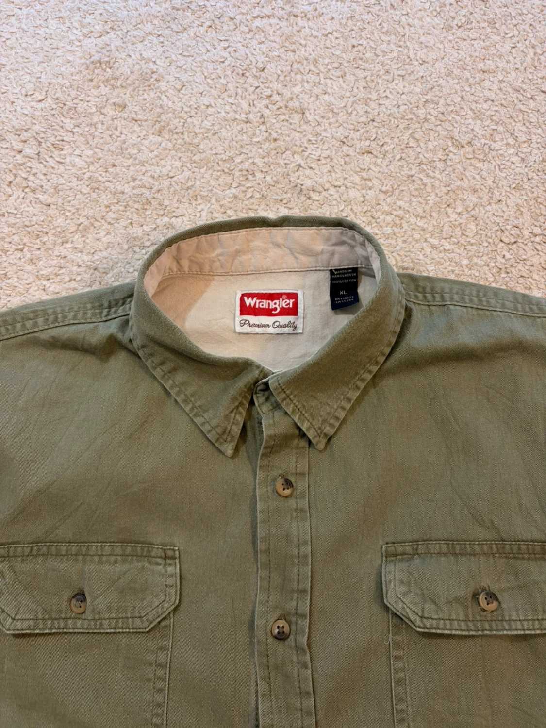 Chemise Wrangler XL en Jean - Kaki - Homme