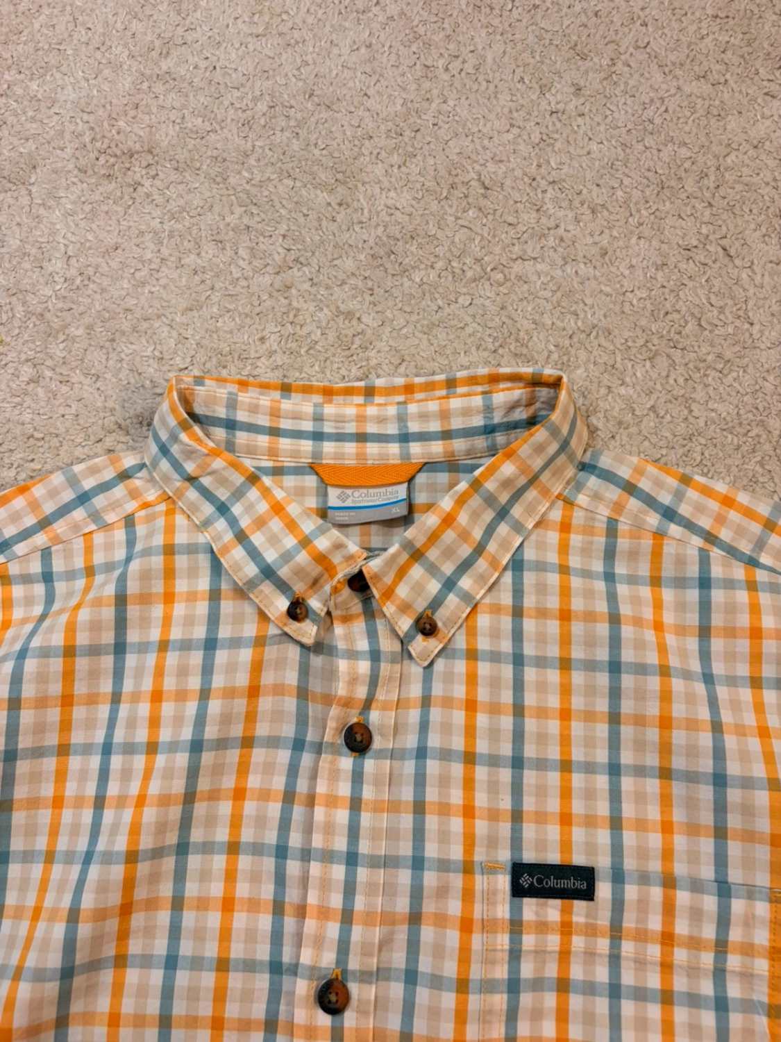 Camicia Columbia a Quadri - Uomo XL