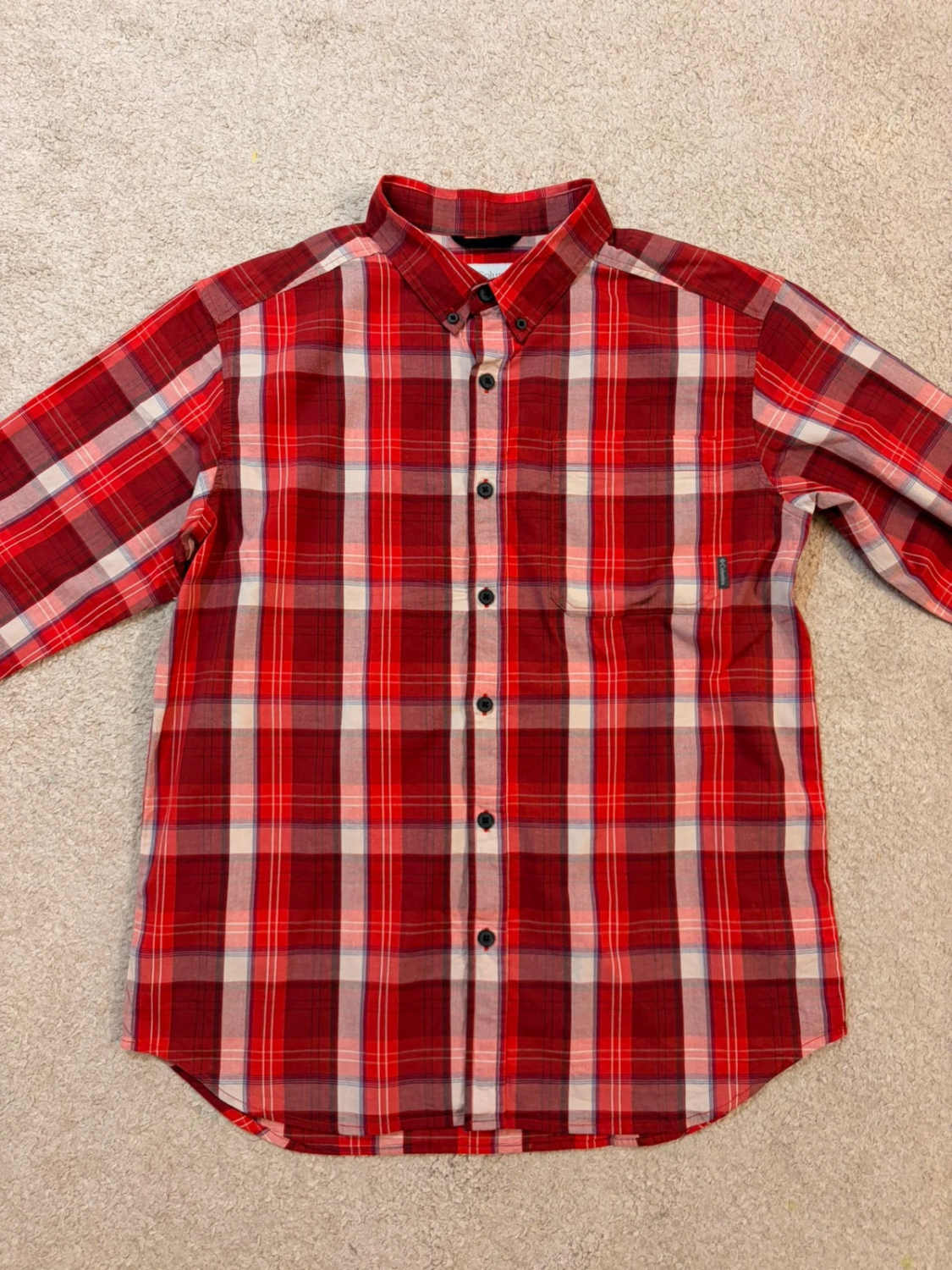 👕 Chemise Columbia à Carreaux - Homme (L)