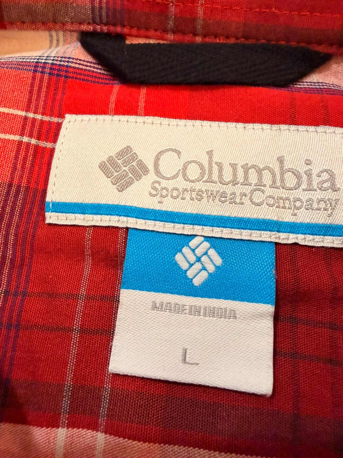 👕 Chemise Columbia à Carreaux - Homme (L)