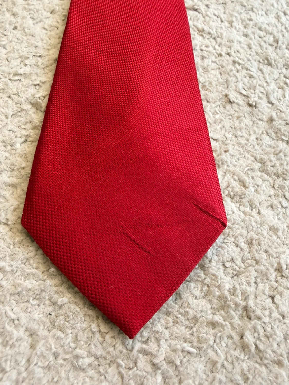 👔 Cravate Tommy Hilfiger - Soie - Rouge & Marine