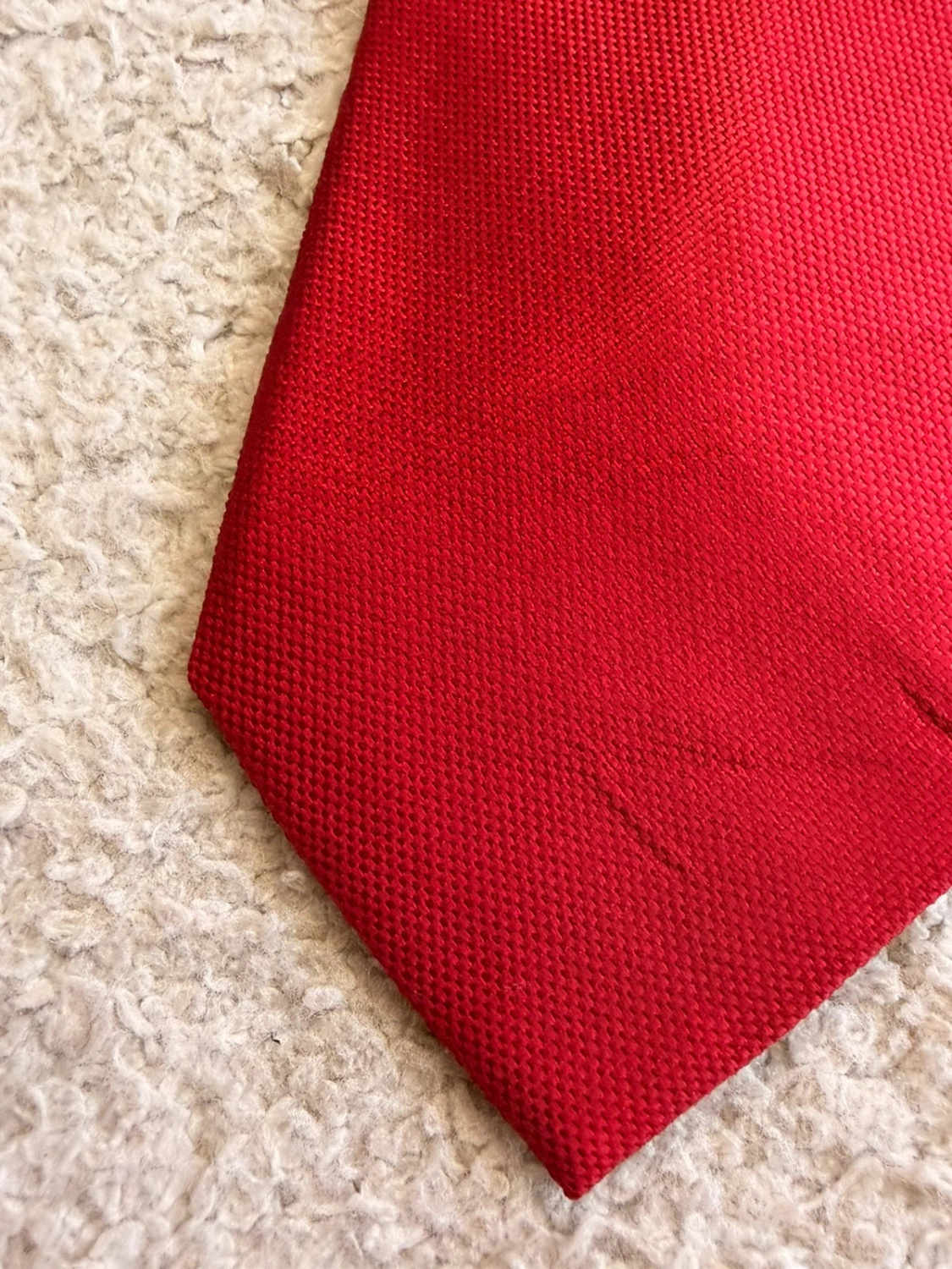 👔 Cravate Tommy Hilfiger - Soie - Rouge & Marine