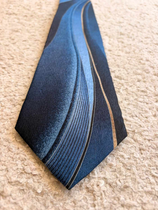 👔 Cravate Joseph & Feiss - Soie - Marine & Bleu