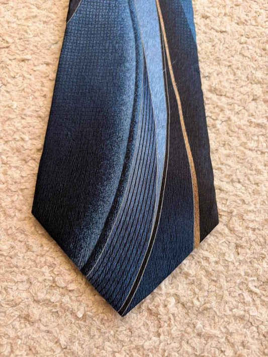👔 Cravate Joseph & Feiss - Soie - Marine & Bleu