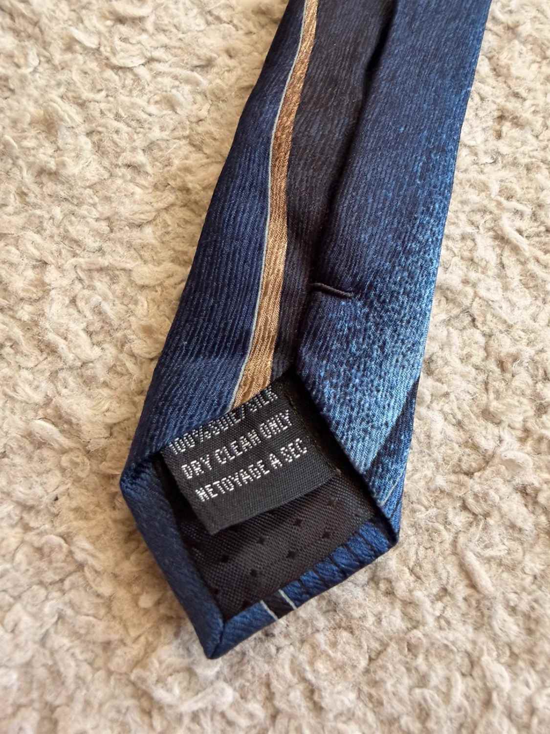👔 Cravate Joseph & Feiss - Soie - Marine & Bleu